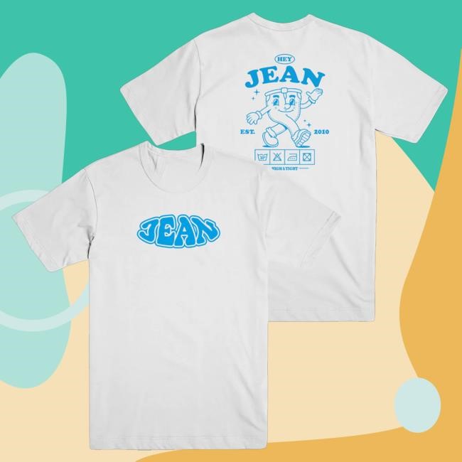 Ymh Studios Merch Hey Jean 2-Sided T-Shirt - White t-shirt, hoodie, tank top, sweater and long sleeve t-shirt