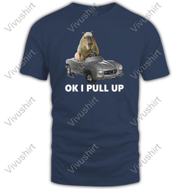 Capybara Man Capy Car Ok I Pull Up Shirt