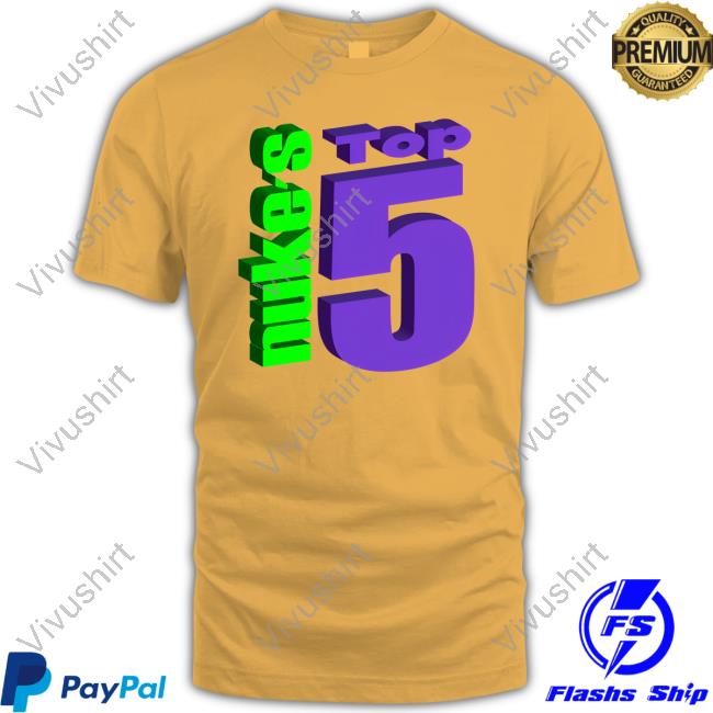 Nukestop5 Nuke's Top 5 Logo Shirt