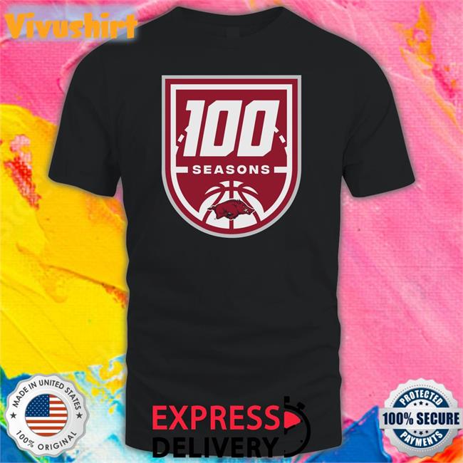 Arkansas Razorbacks Shop Men's Basketball 100 Seasons Shirt