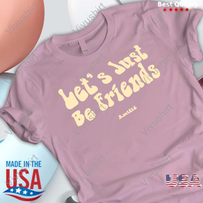 Jahcour Pearson Rocking Let’S Just Be Friends Amitie Hoodie Amitie By Tdb Merch