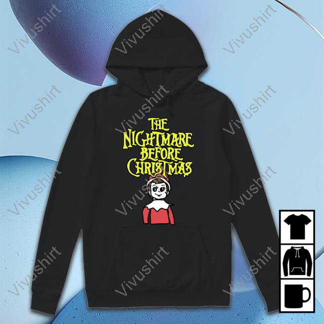 Elf On The Shelf The Nightmare Before Christmas Tee Shirts