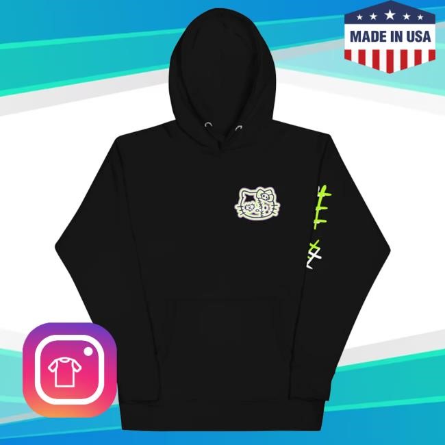 Gxld Society Llc Merch Spooky Szn Hello Kitty - Unisex Halloween Crewneck Sweatshirt