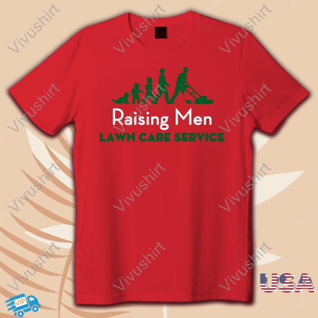 Rodney Smith Jr Raising Men Lawn Care Service Christmas Tee
