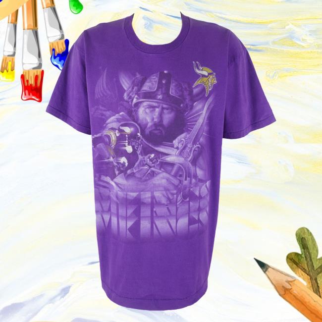 Official Vintage Club Clothing (Pro Player) - Minnesota Vikings Single Stitch Tee 1990S X-Large