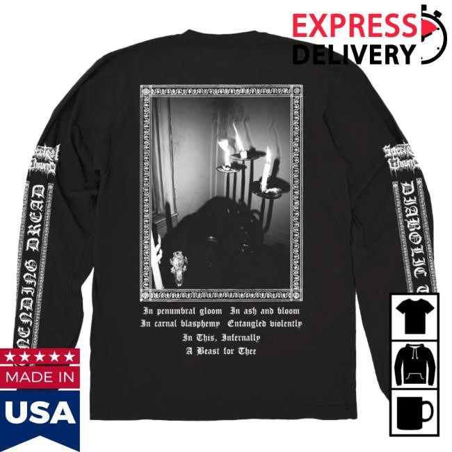 Evil Greed Merch Spectral Wound A Diabolic Thirst Longsleeve T-Shirt