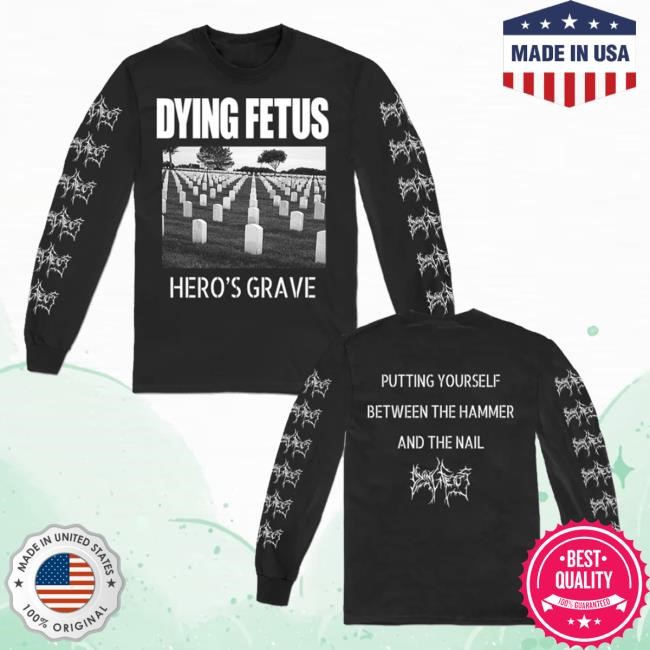 Dying Fetus Band Merch Shop Store Dying Fetus Hero's Grave T Shirts