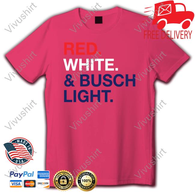 Rodney Davis Red White And Busch Light Long Sleeve Shirt