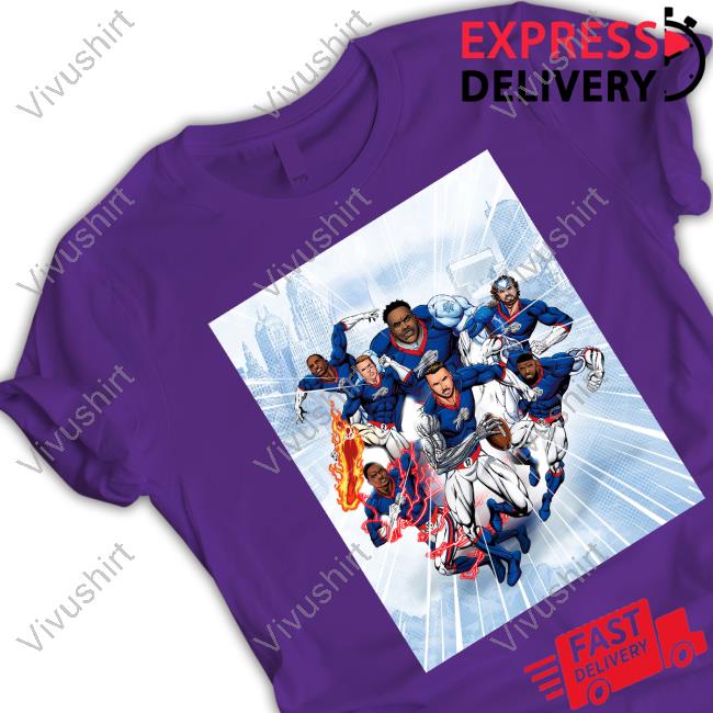 Buffalo Bills Limited Edition Bills Super Hero Poster T Shirts