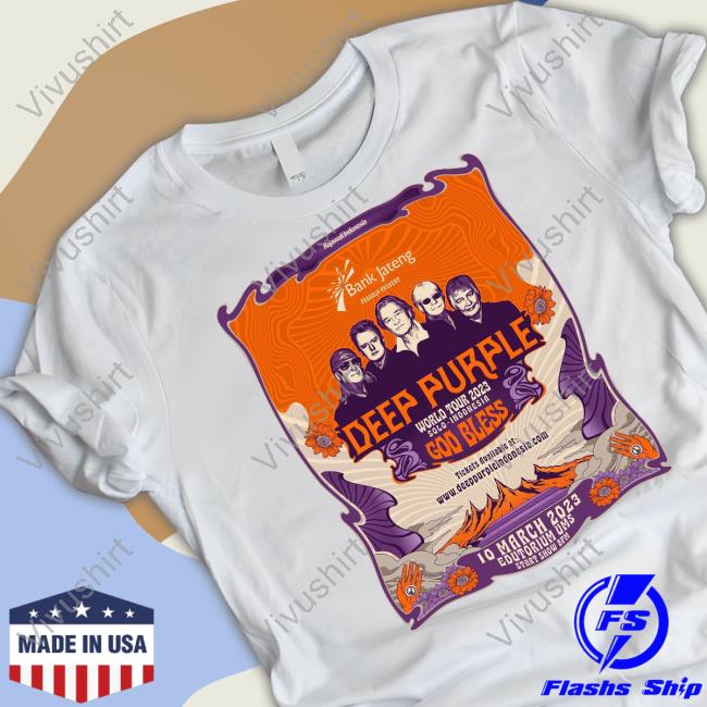 Deep Purple World Tour 2023 Solo Indonesia God Bless Hoodie