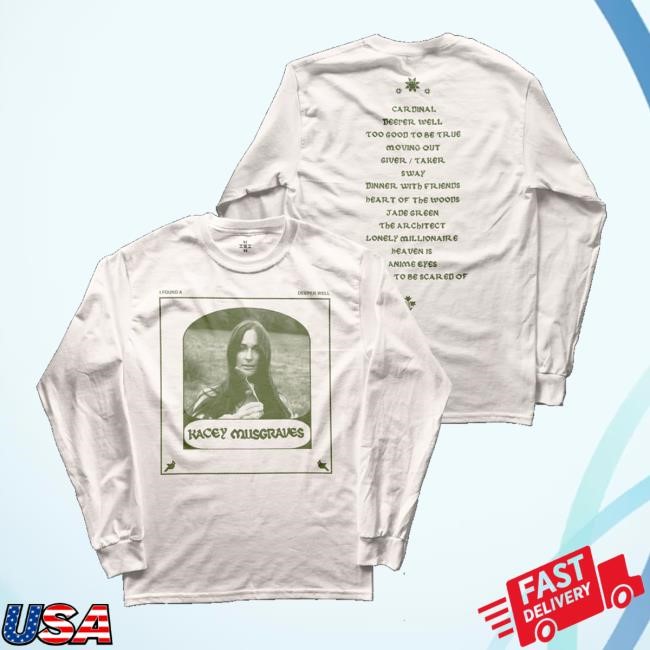 Kacey Musgraves Merch Store Tracklist T-Shirt
