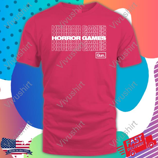 Horror Games Shirt Gun Merch Horror Games Shirt