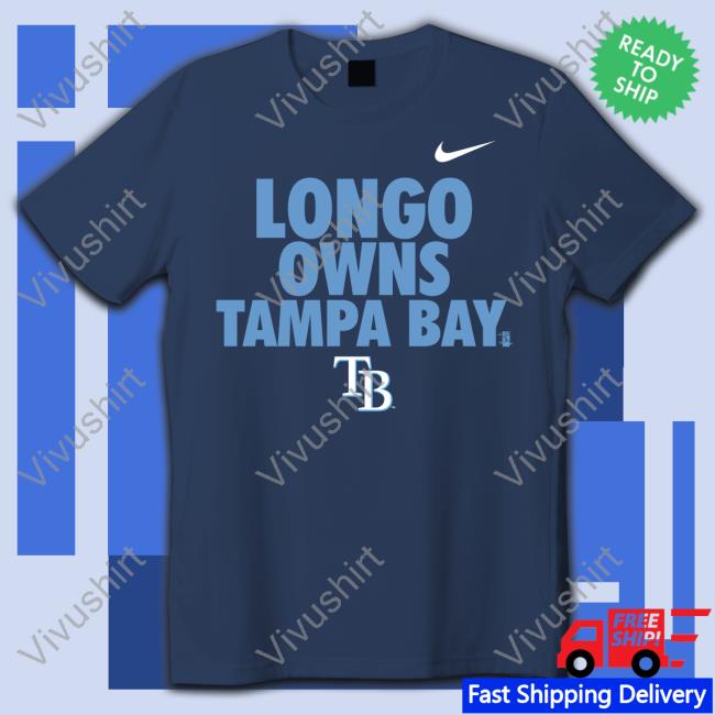 Tampa Bay Rays MLB Fan Shop Longo Owns Tampa Bay Hoodied Sweatshirt