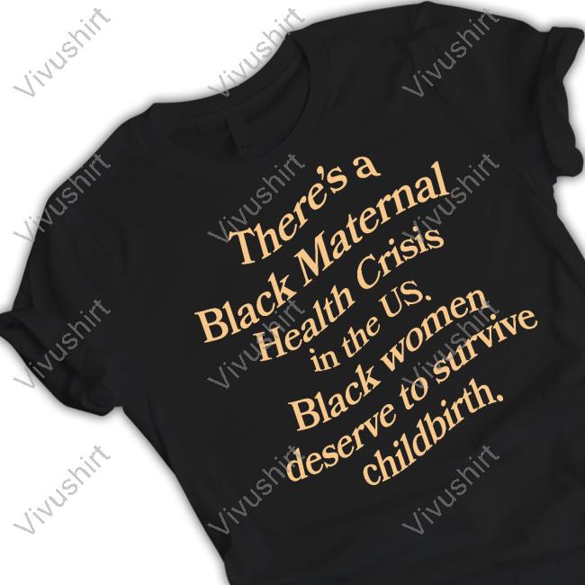 Black Vibe Tribe Store Black Maternal Health Long Sleeve Tee Shirt