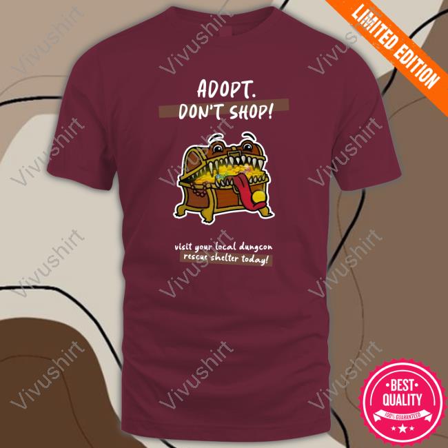 Adopt Don't Shop Mimic Monster Sweatshirt Wholesomememes