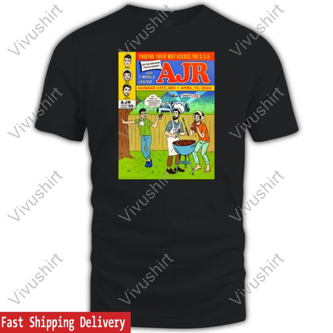 Ajr Tour Updates Kansas City April 19 2024 Tour Tee Ajrbrothers Store