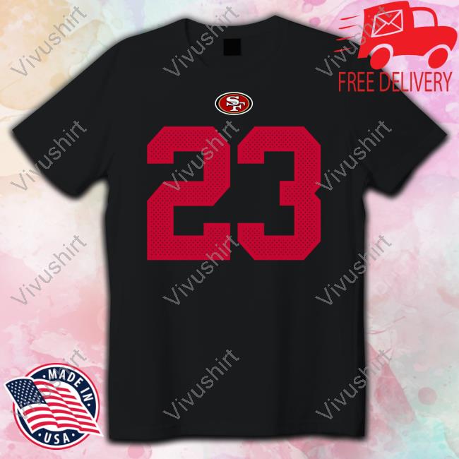 Gabe Kaple Wearing San Francisco 49Er 23 T Shirt