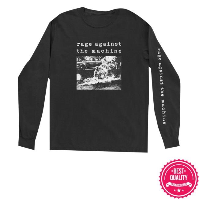 Maniacsonline Merch Rage Against The Machine Self-Immolation Long Sleeve T Shirt