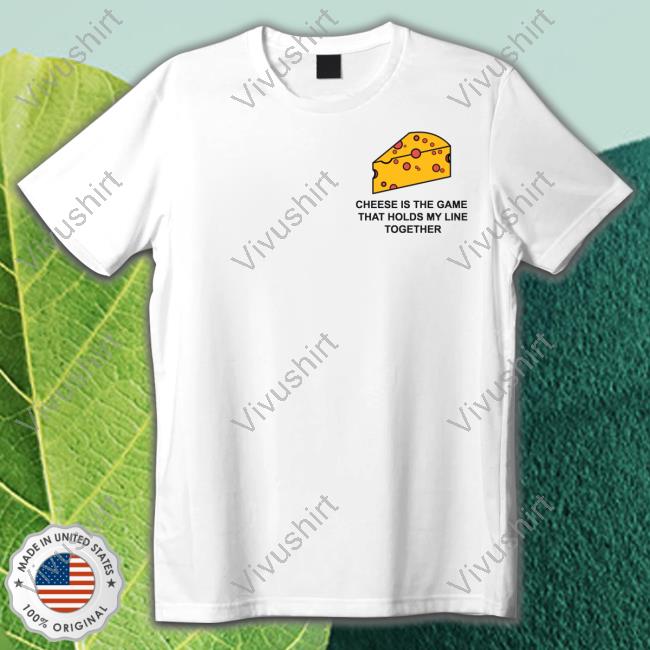 Translatedtees Cheese Is The Game That Holds My Line Together Long Sleeve Tee Shirt