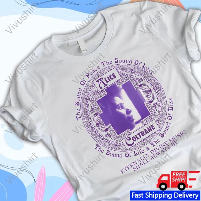 Alice Coltrane – Eternally Divine Music – Off-White Tee Shirt
