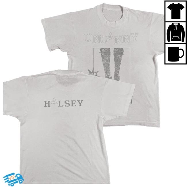 Trending Halsey Music Store Merch Uncanny Woman Hoodie