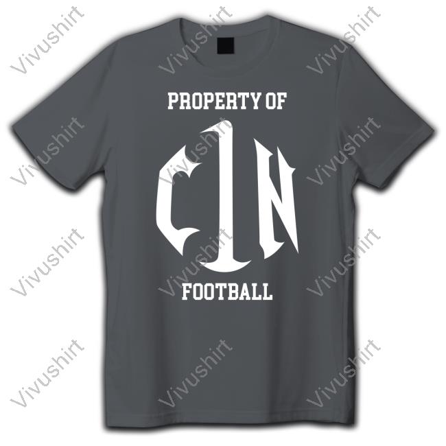 Property Of Cin Football T-Shirt