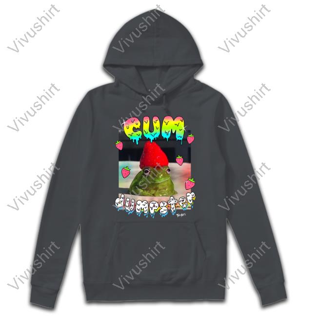 Cray Wearing Cum Dumpster Frog Tee Teenhearts Merch