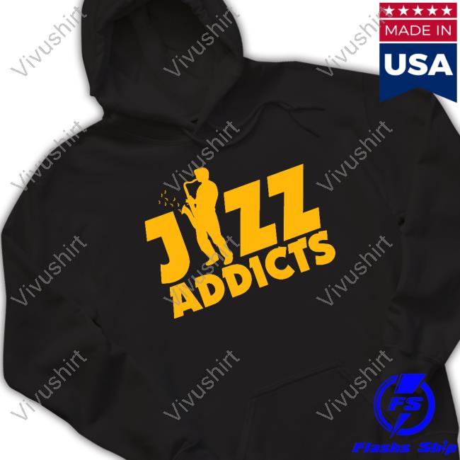 Robert Komaniecki Jazz Addicts With Saxophone Tee
