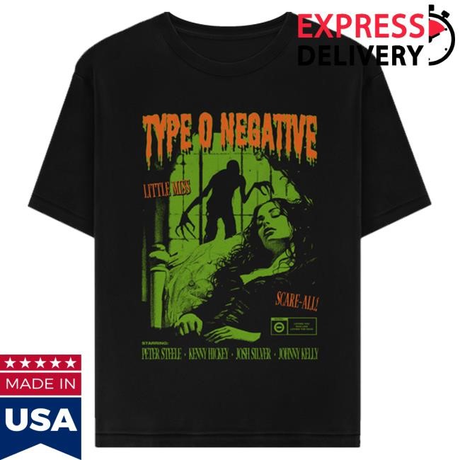 Type O'negative Merch Scare All Horror Film Hooded Sweatshirt