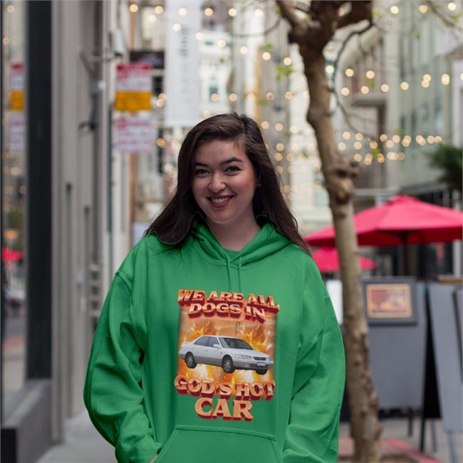 Swagstimulus Store Dogs In God's Hot Car Shirt