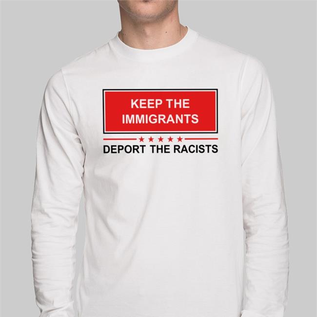 Balanceofpower Store Jon Cooper Keep The Immigrants Deport The Racists Shirt