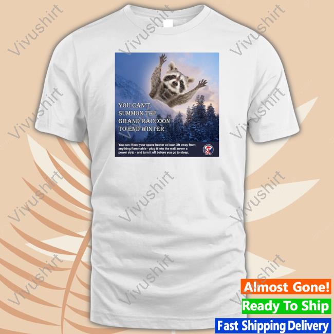 You Can't Summon The Grand Raccoon To End Winter Tee Shirts