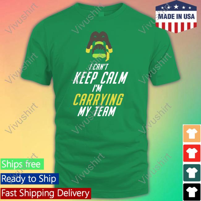 Frogger I Can't Keep Calm I'm Carrying My Team Shirt
