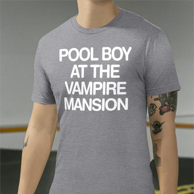 Gerard Wearing Pool Boy At The Vampire Mansion Shirts