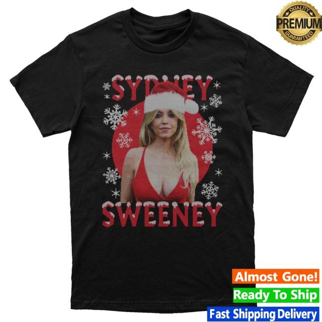 Trending Almost Friday Merch Sydney Sweeney Holiday Long Sleeve Shirt