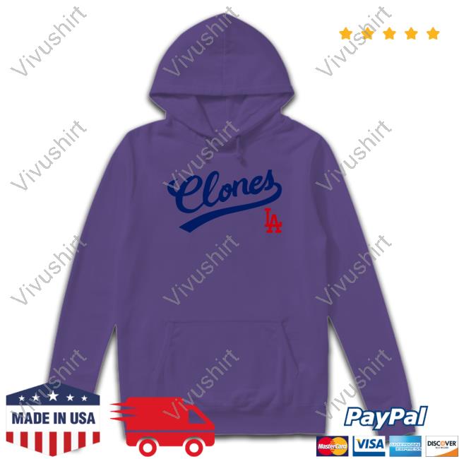 Clones X La Baseball Tee Shirt Clones X La Baseball Sweatshirt