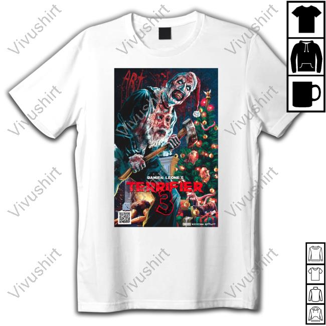 Terrifier 3 Christmas Poster Sweatshirt