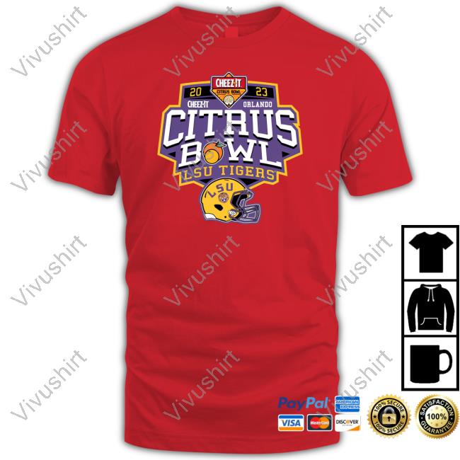 Florida Citrus Sports 2023 Cheez-It Citrus Bowl Orlando Citrus Bowl Lsu Tigers Shirt