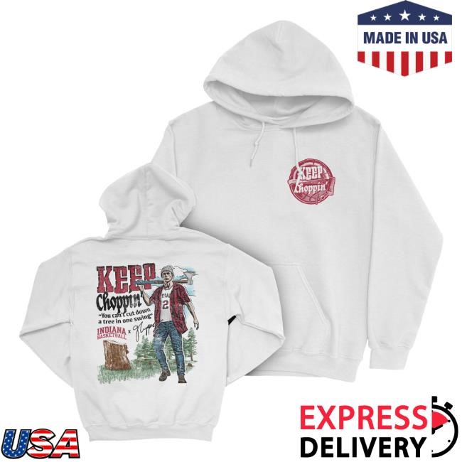 Indiana Merch Keep Choppin' Axe Crewneck Sweatshirt