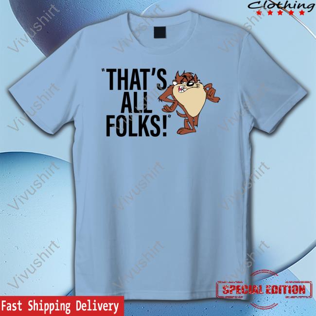G5taz That's All Folks Taz Shirt