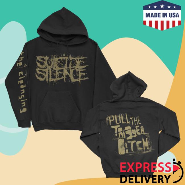 Official Suicide Silence Merch Suicide Silence Logo PTTB Long Sleeve T-Shirts Black SuicideSilence