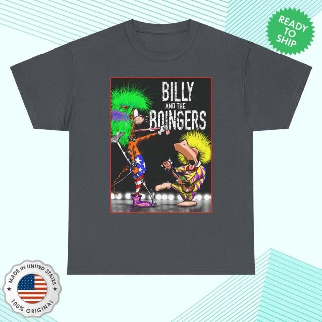 Berkeley Breathed's Bloom County Merch Billy & The Boingers Unisex Heavy Cotton Hoodie