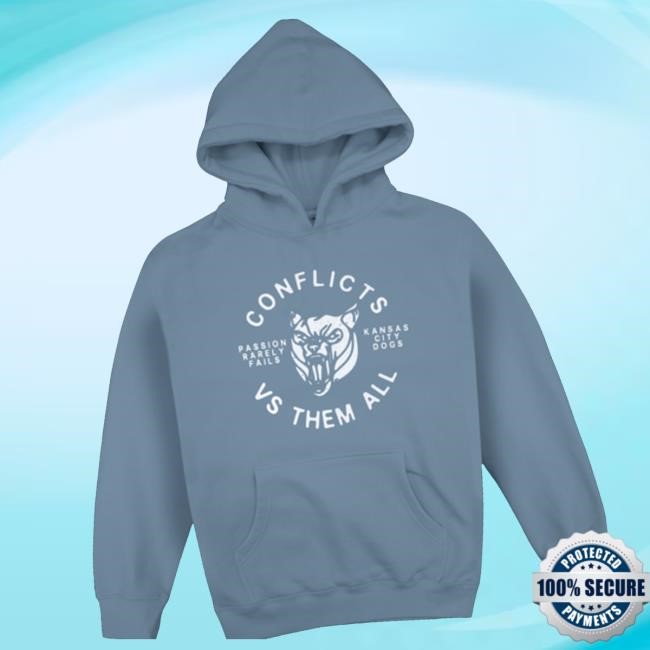 Limited Kc Dog Hoodie (Blue) Hoodie