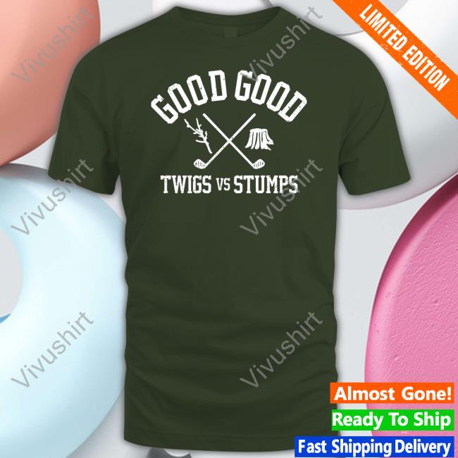 Goodgoodgolf Good Good Twigs Vs Stumps Tee Goodgood_Golf