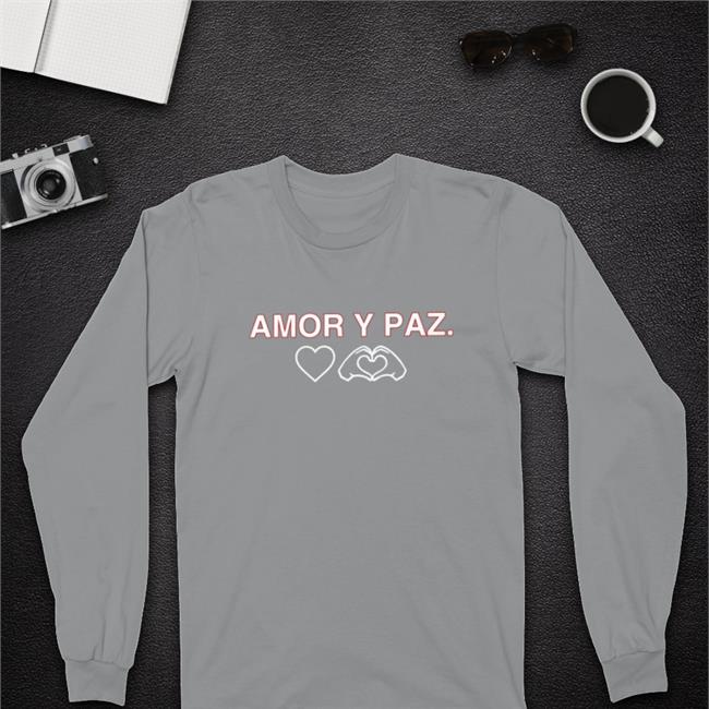 Amor Y Paz Shirt Blue Christopher Morel
