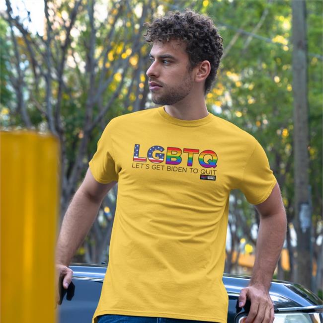 Lgbtq Let's Get Biden To Quit T-Shirt
