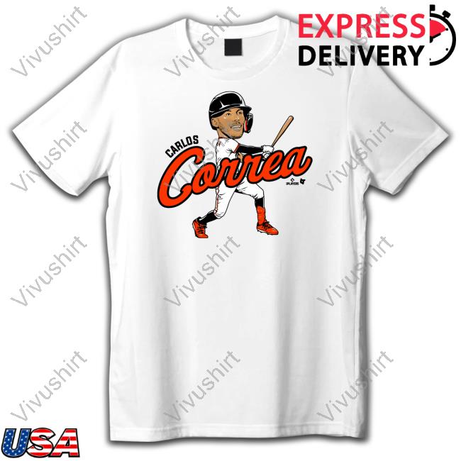 Carlos Correa Caricature Tee Breakingt Store