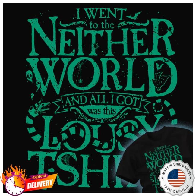 Shirtpunch Store Went To The Neitherworld Crewneck Sweatshirt Teesgeex