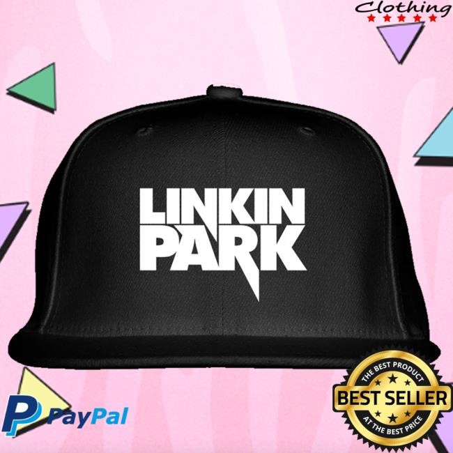 Official Linkin Park Merch Mtm Logo Black Snapback hat