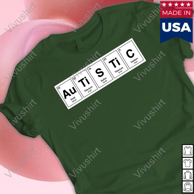 Sinisterscorge Autistic Periodic Table Gold Titanium Sulfur Carbon Hoodie